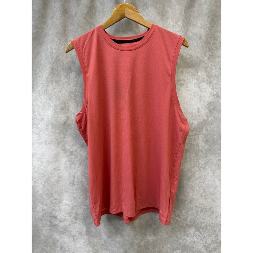 VRST Icon Tank Men's Large Pink Rouge Sleeveless Athletic Shirt Moisture Wick